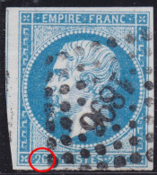 N°14B Variété 28 C Au Lieu De 20 C,  RRR Et TB - 1853-1860 Napoléon III