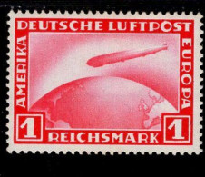 Deutsches Reich 455 Luftschiff Graf Zeppelin  MLH * Falz - Unused Stamps