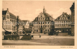 73546860 Schwaebisch Gmuend Marktplatz Rathaus Schwaebisch Gmuend - Schwaebisch Gmünd