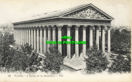 R609240 Paris. L Eglise De La Madeleine. Levy Et Neurdein Reunis. ND - Mondo