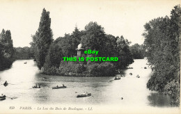 R609242 Paris. Le Lac Du Bois De Boulogne. LL. 259. Levy Et Neurdein Reunis - Mondo