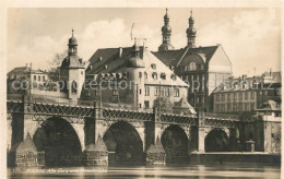 73546429 Koblenz Rhein Alte Moselbruecke Alte Burg Koblenz Rhein - Koblenz