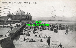 R608703 Rhyl. The Pavilion And Sands. Photochrom. Grano Series. 1925 - Mondo