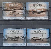 2014 - Portugal - Planes That Azores Know - MNH - 4 Stamps - Unused Stamps