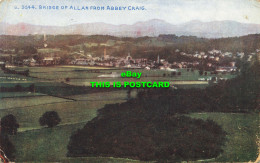 R608228 Bridge Of Allan From Abbey Craig. Photochrom. Celesque Series. 1923 - Welt