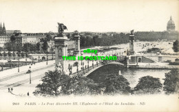 R609259 Paris. Le Pont Alexandre III. L Esplanade Et L Hotel Des Invalides. Levy - Welt