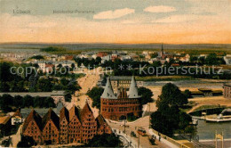 73546180 Luebeck Holstentor Panorama Luebeck - Lübeck