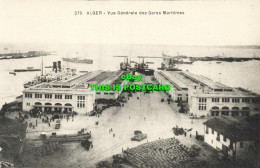 R609268 Alger. Vue Generale Des Gares Maritimes. A. F - Welt