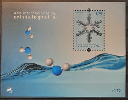 2014 - Portugal - International Year Of Crystallography - MNH - Souvenir Sheet Of 1 Stamp - Ungebraucht