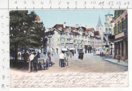 St. Gallen - Marktplatz Und  Sankt Mangen Kirche (1903) - San Gallo