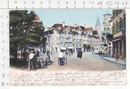 St. Gallen - Marktplatz Und  Sankt Mangen Kirche (1903) - San Galo