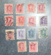 SPAIN  STAMPS  Alfonso Control Numbers  1922 ~~L@@K~~ - Usados