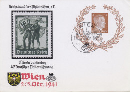 Propaganda NSDAP - Reichsbund Der Philatelisten, E.V. Wien. 2/5 Oct.1941 - Guerre 1939-45