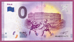 0-Euro HRAB 2019-1 PULA - CROATIA - Pruebas Privadas