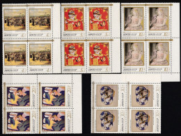 RU154– URSS - USSR – 1989 – SOVIET PAINTINGS – Y&T # 5678/82 MNH 16 € - Neufs