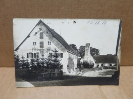 ALLEMAGNE Carte Photo église Vue Intérieur D'un Village - Autres & Non Classés