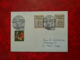 LETTRE SONDERPOSTAMT NIKOLA AN DER DONAU 1985 AUTRICHE NOEL - Andere & Zonder Classificatie