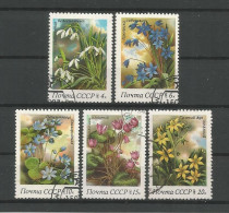 Russia 1983 Flowers  Y.T. 5001/5005 (0) - Oblitérés