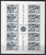 MONACO - ANNEE 1991 - EUROPA CEPT - BF 52 - NEUF** MNH - Blocks & Kleinbögen