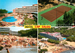 73515051 Salou Hotel Cap Salou Strand Tennisplatz Fliegeraufnahme Salou - Andere & Zonder Classificatie