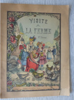 Visite à La Ferme, Imagerie Pellerin, Sd 1879, Illustré D'images En Couleurs - 1801-1900