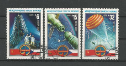 Russia 1978 Space Y.T. 4463/4465(0) - Oblitérés
