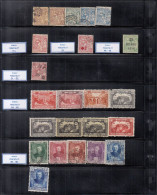 MONACO  Aus 24-69, 25 Marken, Vorwiegend Gestempelt, Auch Ungebraucht *, 1901-1923 - Usados