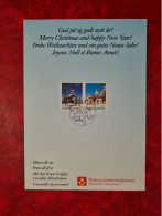 CARTE  NORVEGE GOD JUL MERRY CHRISTMAS 1993 NOEL OSLO - Lettres & Documents