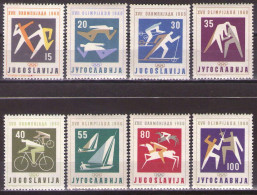 Yugoslavia 1960 - Summer Olympic Games In Rome - Mi 909-916 - MNH**VF - Nuovi