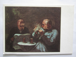 DAUMIER LES BUVEURS DE BIERE - Peintures & Tableaux