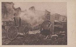 1915  Flabas   " Occupation  Allemande Le Village Détruit  - Chariots En Feu  " 2 Cartes - Damvillers