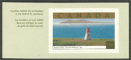 Canada Iles Madeleine Magdalen Islands Phare Lighthouse Lichtturm Faro Adhesive MNH ** Neuf SC (C19-90db) - Phares