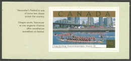 Canada Course Bateau Dragon Boat Races Vancouver Adhesive MNH ** Neuf SC (C19-90ab) - Ships