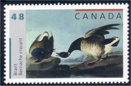 Canada Oiseaux Audubon Birds Brant Oie Bernache Goose Oca MNH ** Neuf SC (C19-80a) - Unused Stamps