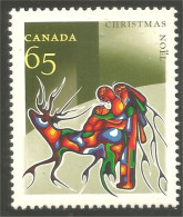 Canada Noel Christmas Tableau Winter Travel Painting MNH ** Neuf SC (C19-66b) - Noël