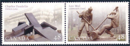 Canada Embacle Ice Dam Tree Lumberjacks Bucherons MNH ** Neuf SC (C19-55ab) - Bäume