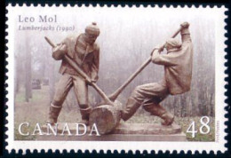 Canada Tree Lumberjacks Bucherons MNH ** Neuf SC (C19-55a) - Nuevos