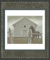 Canada Tableau Église Church Cheval Horse Pferd Painting MNH ** Neuf SC (C19-45a) - Nuevos