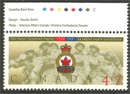 Canada Royal Canadian Legion MNH ** Neuf SC (C19-26bb) - Militares