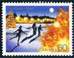 Canada Patinage Skating Noel Christmas MNH ** Neuf SC (C19-23c) - Noël