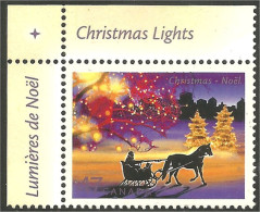 Canada Noel Christmas Horse Sleigh MNH ** Neuf SC (C19-22ula) - Neufs