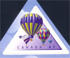 Canada Montgolfières Hot Air Balloons Ballons Adhesive Triangle MNH ** Neuf SC (C19-21bb) - Luchtballons