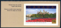 Canada Tulips Festival Tulipes Adhesive With Label MNH ** Neuf SC (C19-04c) - Autres & Non Classés