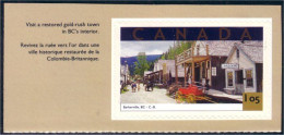 Canada Barkerville Adhesive With Label MNH ** Neuf SC (C19-04b) - Nuevos