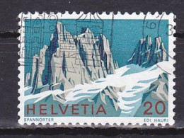 Switzerland, 1972, Swiss Alps/Spannorter, 20c, USED - Used Stamps