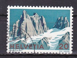 Switzerland, 1972, Swiss Alps/Spannorter, 20c, USED - Gebraucht