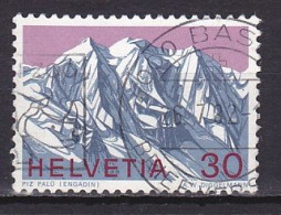 Switzerland, 1970, Swiss Alps/Piz Palü, 30c, USED - Oblitérés