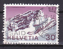 Switzerland, 1971, Swiss Alps/Les Diablerets, 30c, USED - Oblitérés