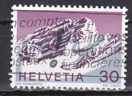 Switzerland, 1971, Swiss Alps/Les Diablerets, 30c, USED - Usados