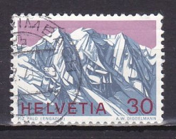 Switzerland, 1970, Swiss Alps/Piz Palü, 30c, USED - Oblitérés